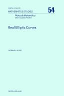 Cover of: Real elliptic curves