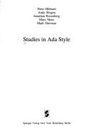 Cover of: Studies in Ada style
