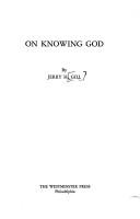 Cover of: On knowing God