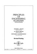 Principles of engineering economy by Eugene Lodewick Grant