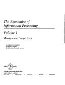 Cover of: The Economics of information processing