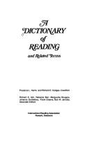 Cover of: A Dictionary of reading and related terms