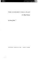 Cover of: The scenery for a play & other poems