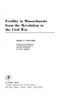 Cover of: Fertility in Massachusetts from the Revolution to the Civil War