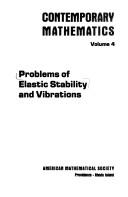 Cover of: Problems of elastic stability and vibrations