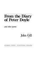 Cover of: From the diary of Peter Doyle and other poems