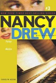 Cover of: False Notes (Nancy Drew "All New" Girl Detective #3) by Michael J. Bugeja