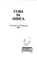Cover of: Cuba in Africa