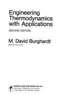 Cover of: Engineering thermodynamics with applications by M. David Burghardt