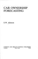 Cover of: Car ownership forecasting