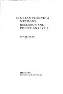 Cover of: Urban planning methods