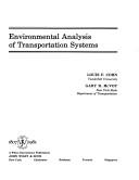 Cover of: Environmental analysis of transportation systems