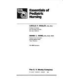 Cover of: Essentials of pediatric nursing by Lucille F. Whaley, Lucille F. Whaley