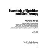 Cover of: Essentials of nutrition and diet therapy | Williams, Sue Rodwell.