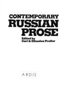 Cover of: Contemporary Russian prose
