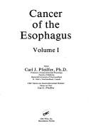 Cover of: Cancer of the esophagus