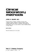 Cover of: Clinical laboratory methods