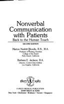 Cover of: Nonverbal communication with patients by Marion Nesbitt Blondis, Marion Nesbitt Blondis