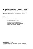 Cover of: Optimization over time by Peter Whittle