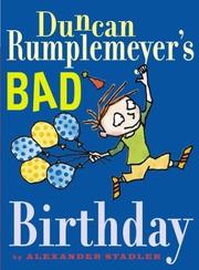 Cover of: Duncan Rumplemeyer's bad birthday
