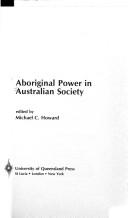 Cover of: Aboriginal power in Australian society