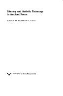 Cover of Literary and artistic patronage in ancient Rome