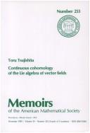 Cover of: Continuous cohomology of the Lie algebra of vector fields