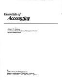 Cover of: Essentials of accounting by Robert N. Anthony
