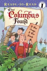Cover of: What Columbus Found by Jane Kurtz