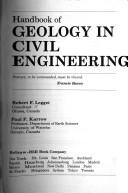 Cover of: Handbook of geology in civil engineering by Robert F. Legget