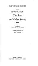 Cover of: The raid and other stories by Лев Толстой