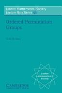Cover of: Ordered permutation groups by A. M. W. Glass