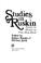 Cover of: Studies in Ruskin