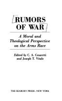 Cover of: Rumors of war by edited by C.A. Cesaretti and Joseph T. Vitale.