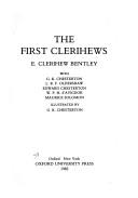The first clerihews by E. C. Bentley