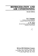 Cover of: Refrigeration and air conditioning by W. F. Stoecker