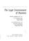 Cover of: The legal environment of business