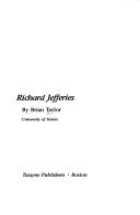 Cover of: Richard Jefferies by Taylor, Brian