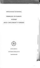 Cover of: Pebbles of Paros: poems and children's verses