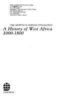 Cover of: A history of West Africa, 1000-1800 by Basil Davidson