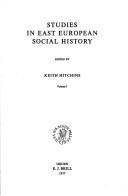 Cover of: Studies in East European social history