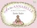 Cover of: A is for Annabelle