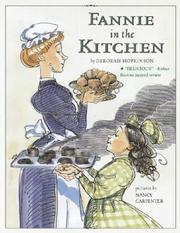 Cover of: Fannie in the Kitchen by Deborah Hopkinson