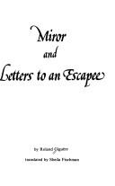 Cover of: Miror, and, Letters to an escapee