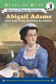Cover of: Abigail Adams: first lady of the American Revolution