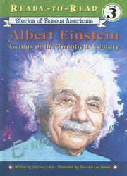 Cover of: Albert Einstein by Patricia Lakin