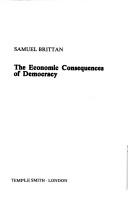 Cover of: The economic consequences of democracy