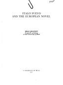 Cover of: Italo Svevo and the European novel