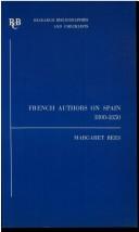 Cover of: French authors on Spain, 1800-1850: a checklist