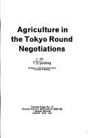 Cover of: Agriculture in the Tokyo Round negotiations